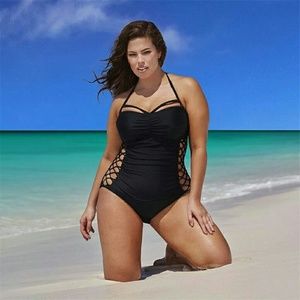 New Without Tags Black plus size swimsuit monokini